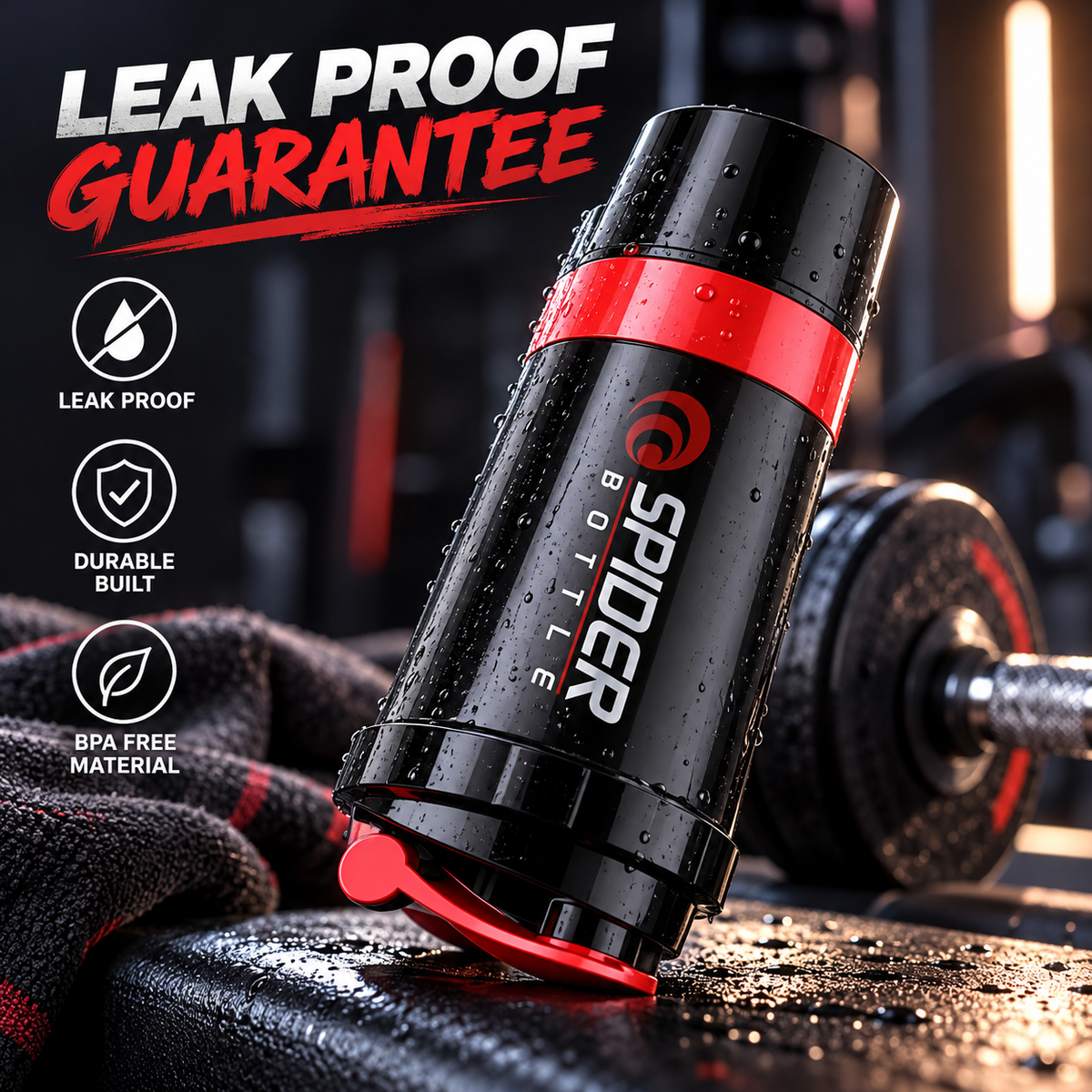 Protein Shaker Bottle for Gym, Fitness & Workout